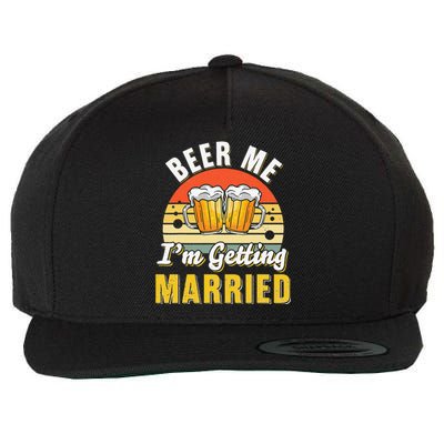 Groom Bachelor Supplies Party Wedding Wool Snapback Cap