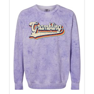 Gram Bling School Sport Name Colorblast Crewneck Sweatshirt