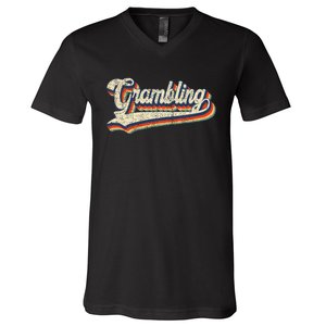 Gram Bling School Sport Name V-Neck T-Shirt