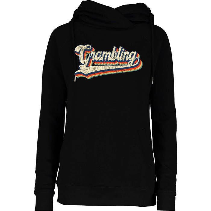 Gram Bling School Sport Name Womens Funnel Neck Pullover Hood