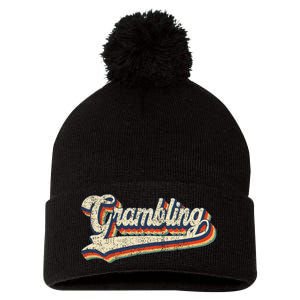 Gram Bling School Sport Name Pom Pom 12in Knit Beanie