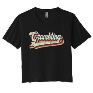 Gram Bling School Sport Name Women's Crop Top Tee