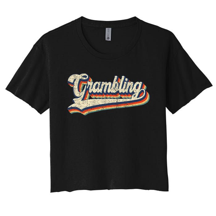 Gram Bling School Sport Name Women's Crop Top Tee