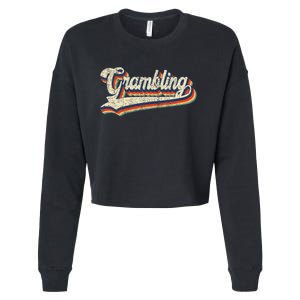 Gram Bling School Sport Name Cropped Pullover Crew