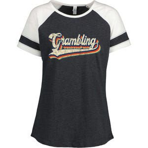 Gram Bling School Sport Name Enza Ladies Jersey Colorblock Tee