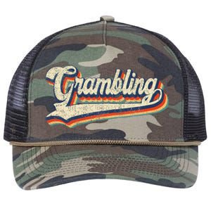 Gram Bling School Sport Name Retro Rope Trucker Hat Cap