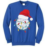 Golf Ball Santa Hat With Christmas Lights Xmas Golfer Gift Great Gift Sweatshirt