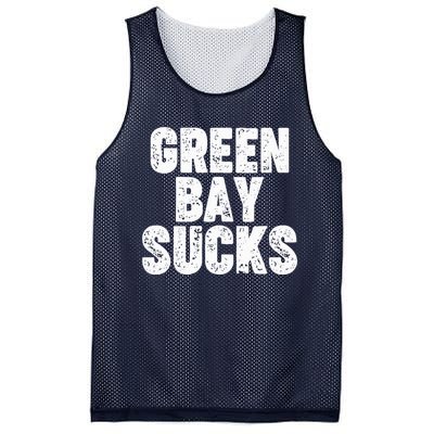 Green Bay Sucks Mesh Reversible Basketball Jersey Tank