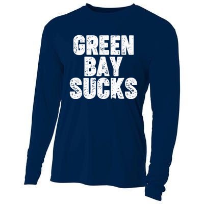 Green Bay Sucks Cooling Performance Long Sleeve Crew