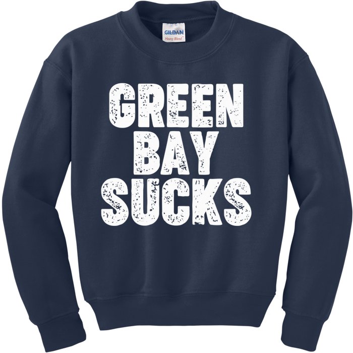 Green Bay Sucks Kids Sweatshirt