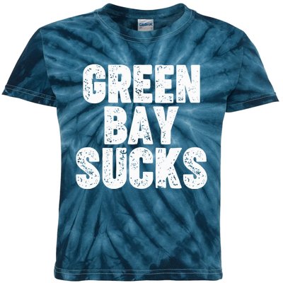 Green Bay Sucks Kids Tie-Dye T-Shirt