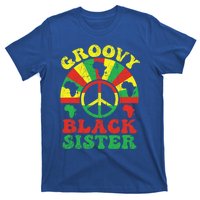 Groovy Black Sister African American Sis 70s Aesthetic Gift T-Shirt