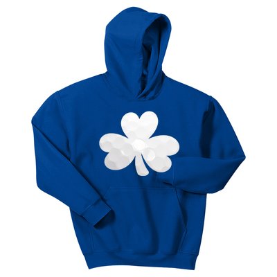 Golf Ball Shamrock St Patricks Clover Sports Fan Athlete Gift Kids Hoodie