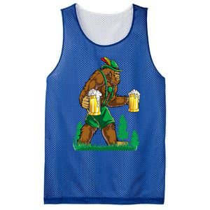 German Bigfoot Sasquatch Lederhose Funny Oktoberfest Costume Mesh Reversible Basketball Jersey Tank