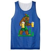 German Bigfoot Sasquatch Lederhose Funny Oktoberfest Costume Mesh Reversible Basketball Jersey Tank