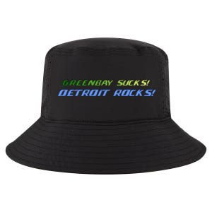 Green Bay Sucks Detroit Rocks Cool Comfort Performance Bucket Hat