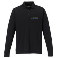 Green Bay Sucks Detroit Rocks Performance Long Sleeve Polo