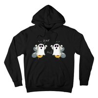 Ghost Bees Saying Boo Funny Halloween Gift Hoodie