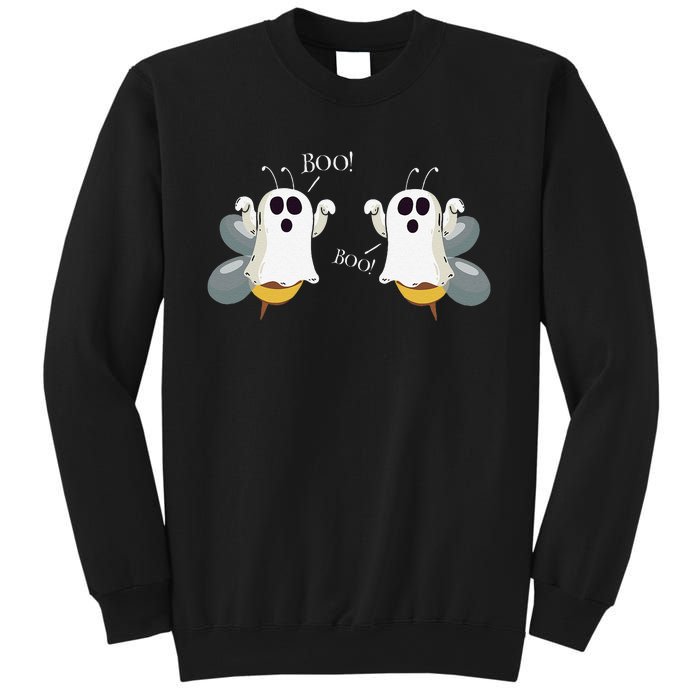 Ghost Bees Saying Boo Funny Halloween Gift Sweatshirt