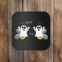 Ghost Bees Saying Boo Funny Halloween Gift Coaster