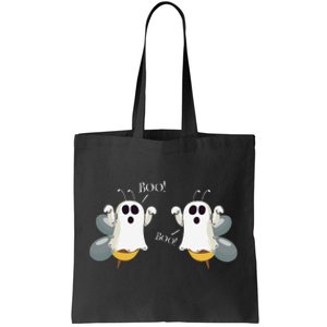 Ghost Bees Saying Boo Funny Halloween Gift Tote Bag