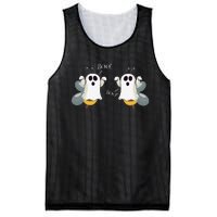 Ghost Bees Saying Boo Funny Halloween Gift Mesh Reversible Basketball Jersey Tank