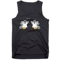 Ghost Bees Saying Boo Funny Halloween Gift Tank Top