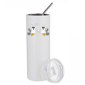 Ghost Bees Saying Boo Funny Halloween Gift Stainless Steel Tumbler