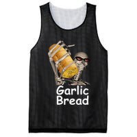 Garlic Bread Skeleton Mesh Reversible Basketball Jersey Tank