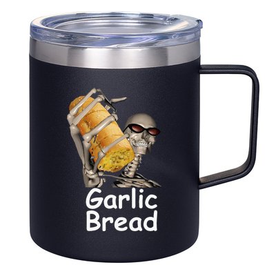 Garlic Bread Skeleton 12oz Stainless Steel Coffee Mug