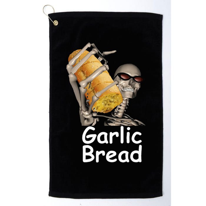 Garlic Bread Skeleton Golf Towel