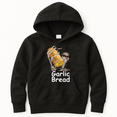 Garlic Bread Skeleton Kids Hoodie