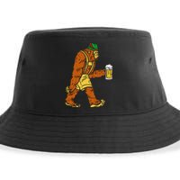 German Bigfoot Sasquatch Beer Lederhose Sustainable Bucket Hat