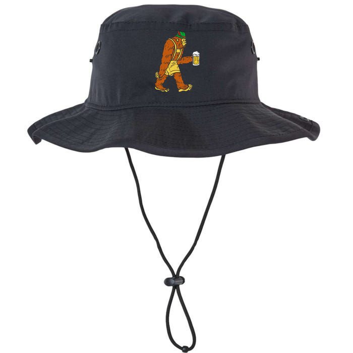 German Bigfoot Sasquatch Beer Lederhose Legacy Cool Fit Booney Bucket Hat