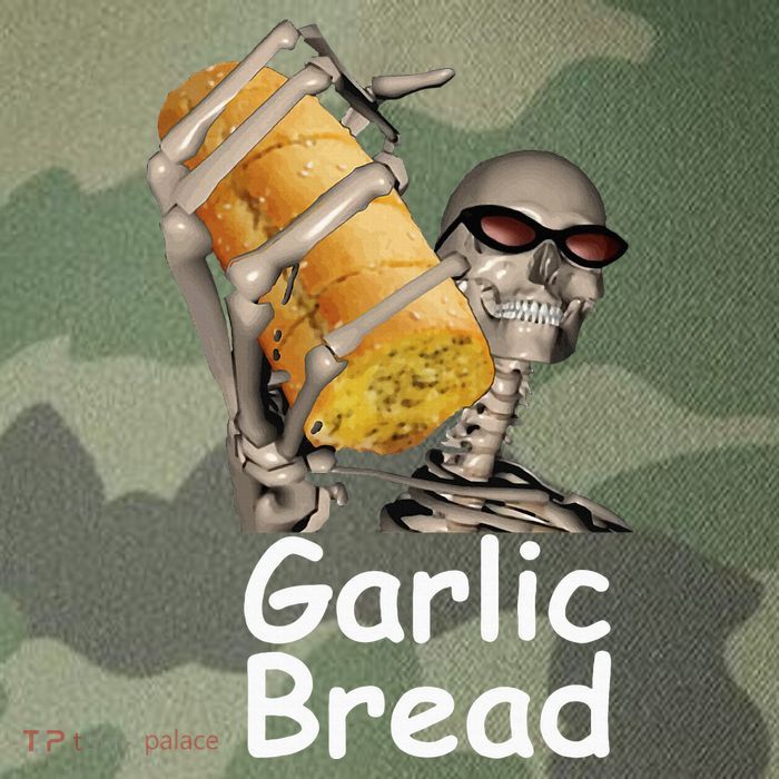 Garlic Bread Skeleton Legacy Tie Dye Trucker Hat