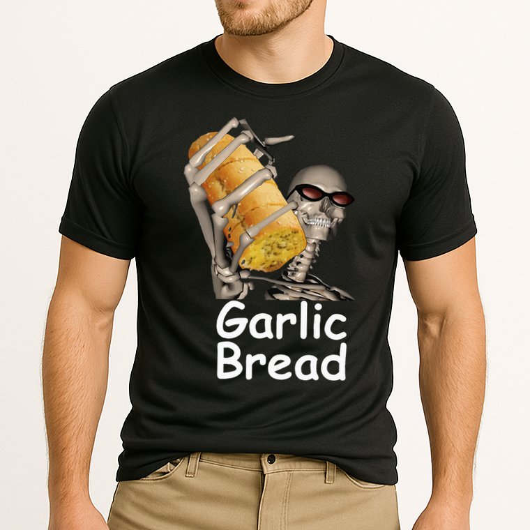 Garlic Bread Skeleton Performance Shirt