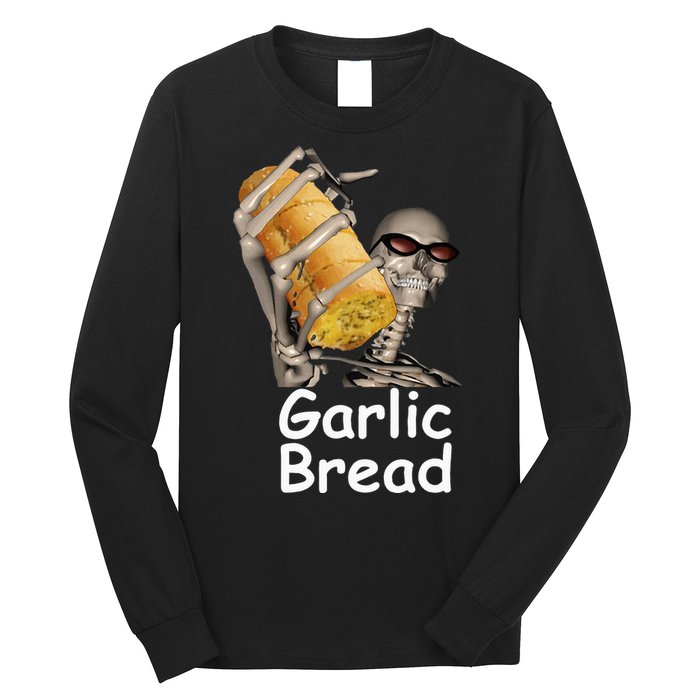 Garlic Bread Skeleton Long Sleeve Shirt