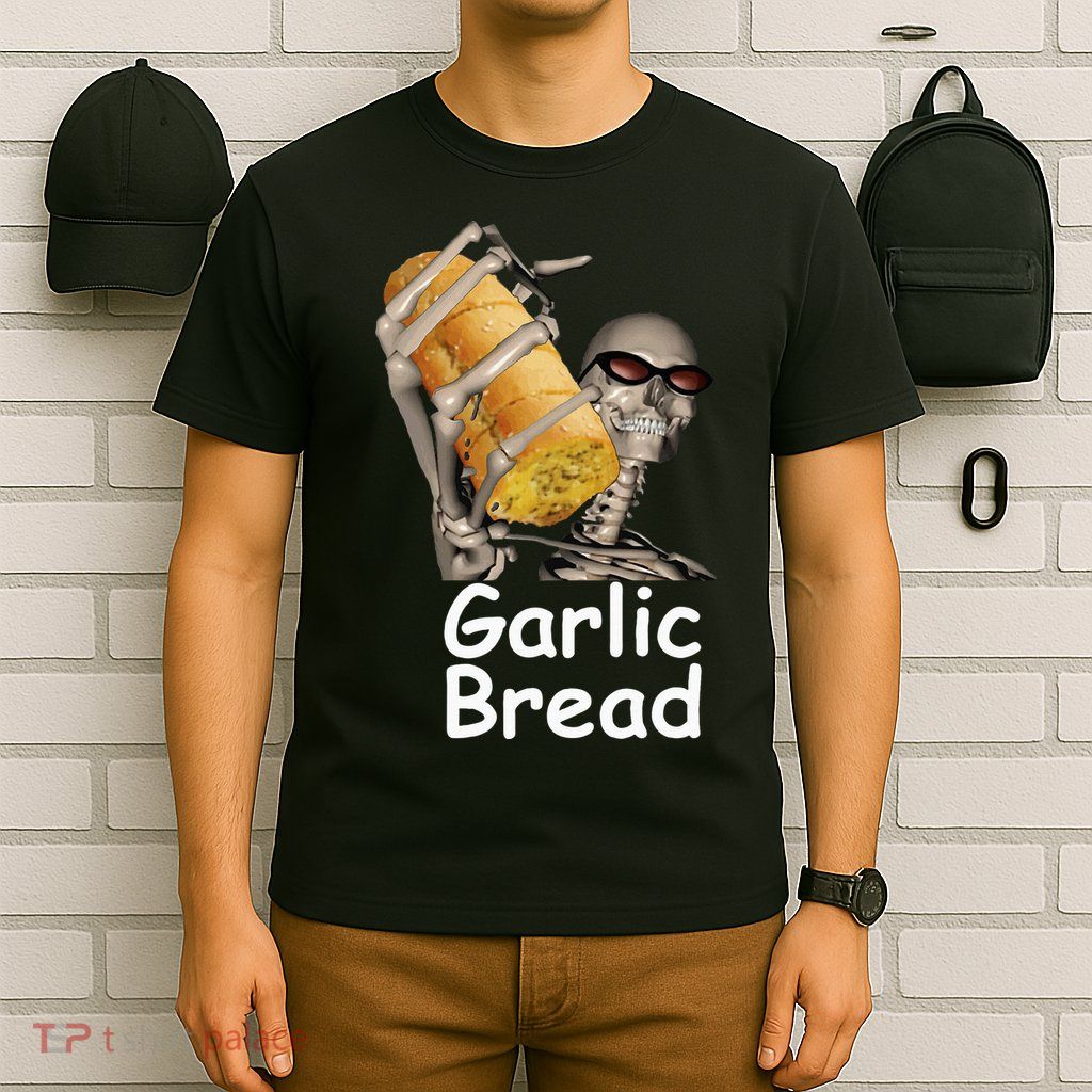 Garlic Bread Skeleton T-Shirt