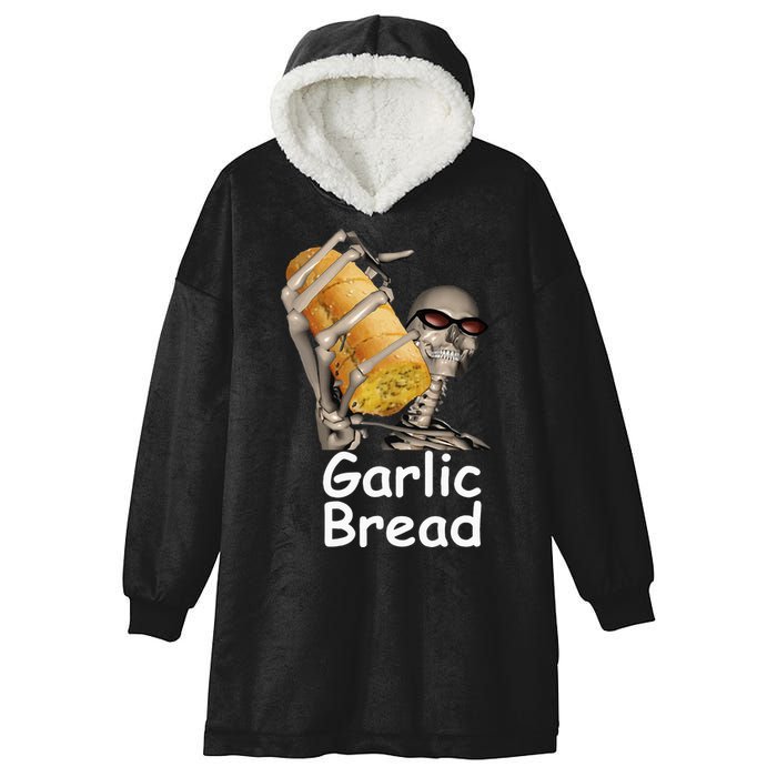 Garlic Bread Skeleton Hooded Wearable Blanket