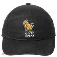 Garlic Bread Skeleton 7-Panel Snapback Hat