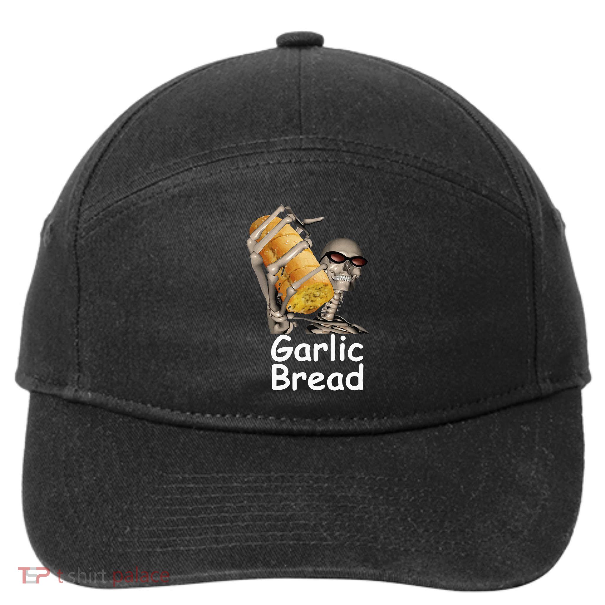 Garlic Bread Skeleton 7-Panel Snapback Hat