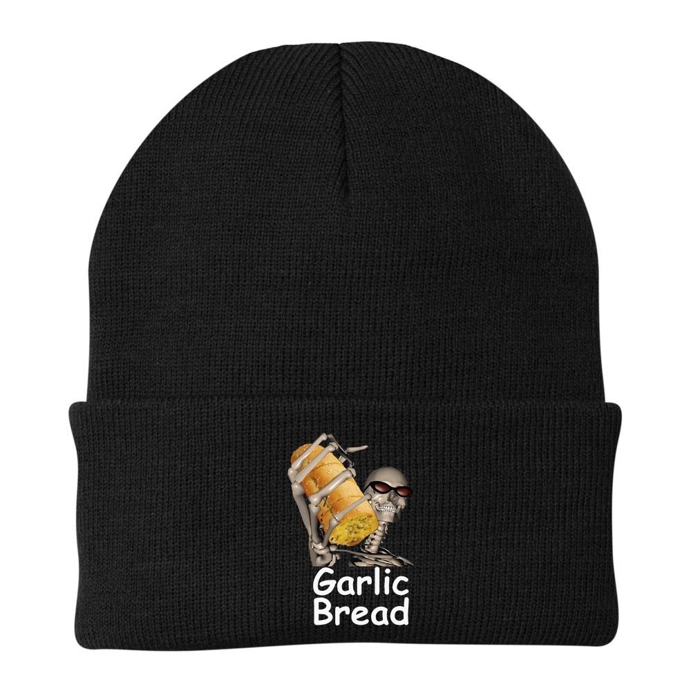 Garlic Bread Skeleton Beanie