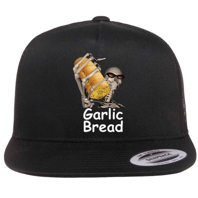 Garlic Bread Skeleton Flatbill Hat