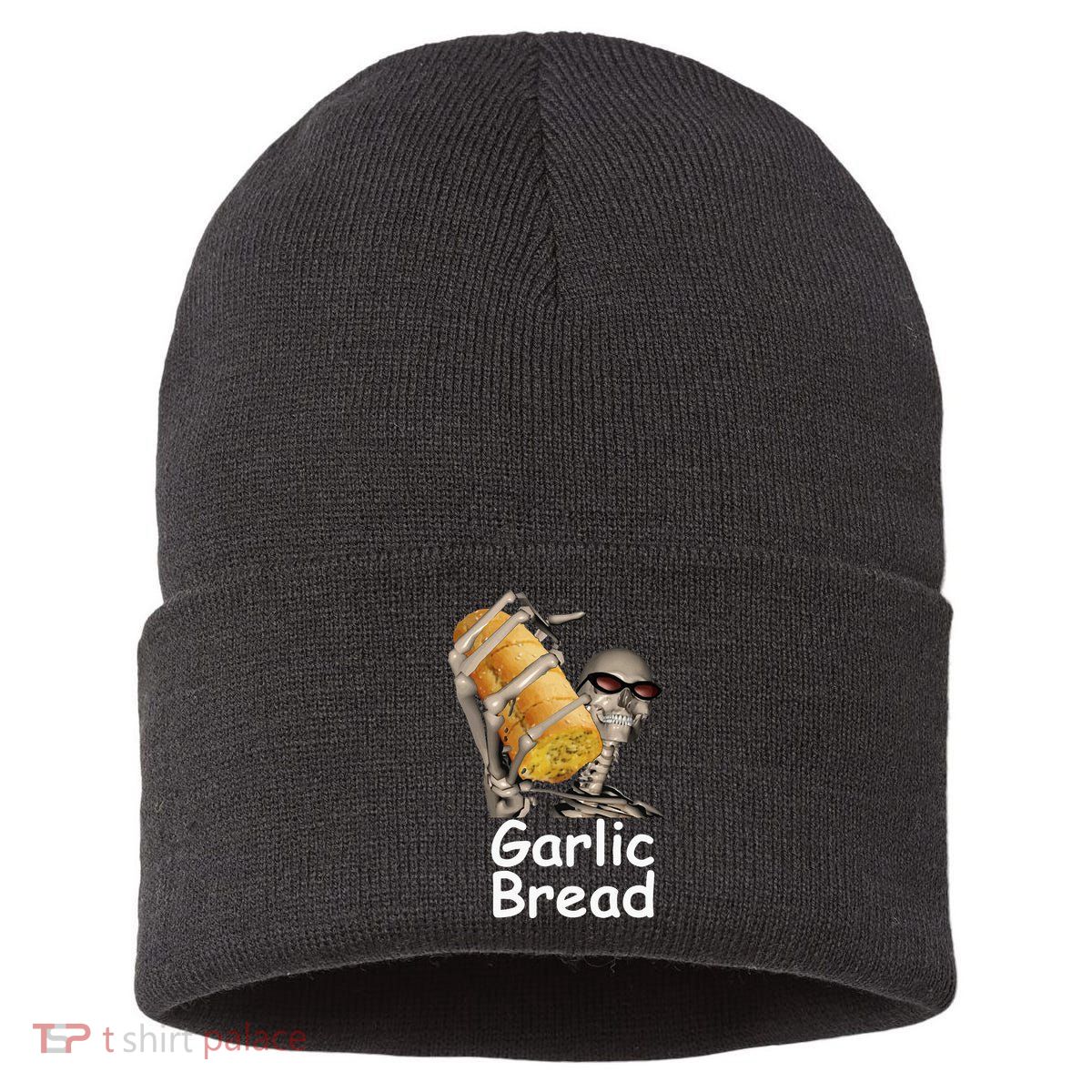 Garlic Bread Skeleton Sustainable Knit Beanie