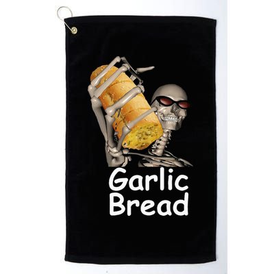 Garlic Bread Skeleton Golf Towel