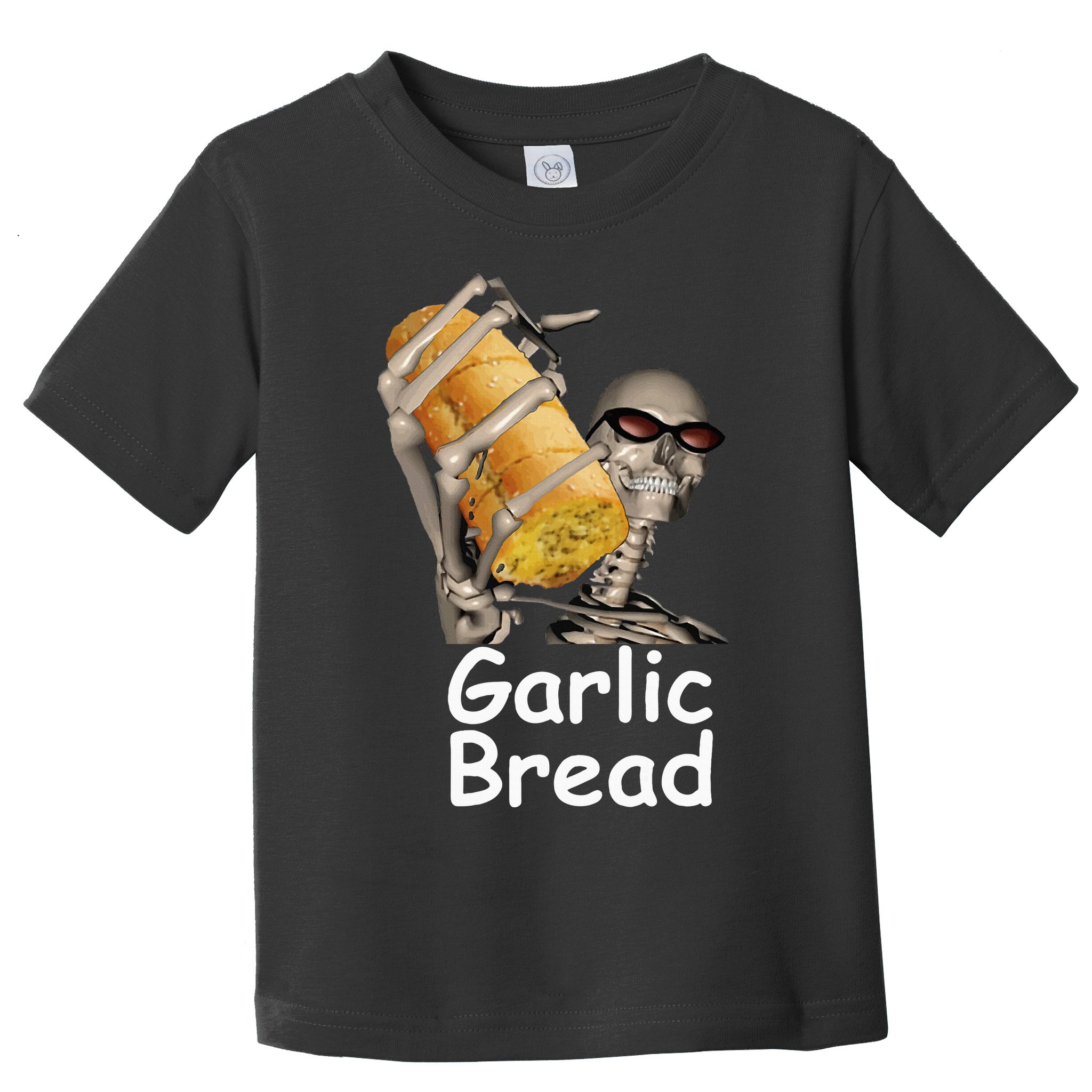Garlic Bread Skeleton Toddler T-Shirt
