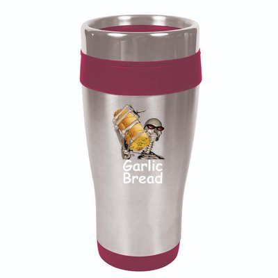 Garlic Bread Skeleton 16oz Travel Tumbler