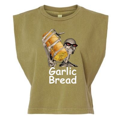 Garlic Bread Skeleton Garment-Dyed Women's Muscle Tee