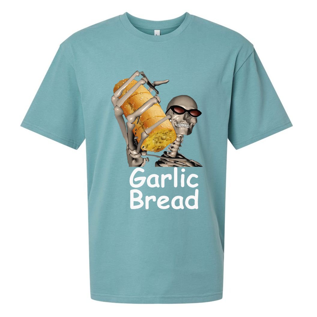 Garlic Bread Skeleton Sueded Cloud Jersey T-Shirt