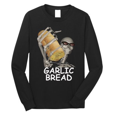 Garlic Bread Skeleton Long Sleeve Shirt